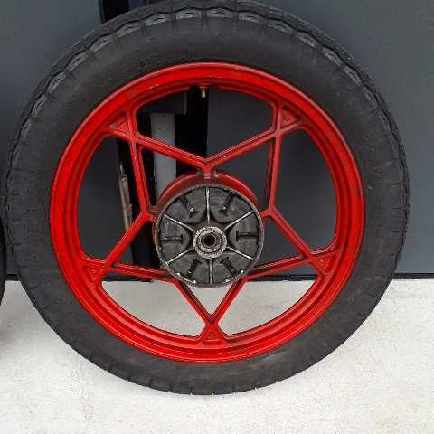 GSX250E キャストホイール 前後セット ダンパー GSX400E GS400 GS400E