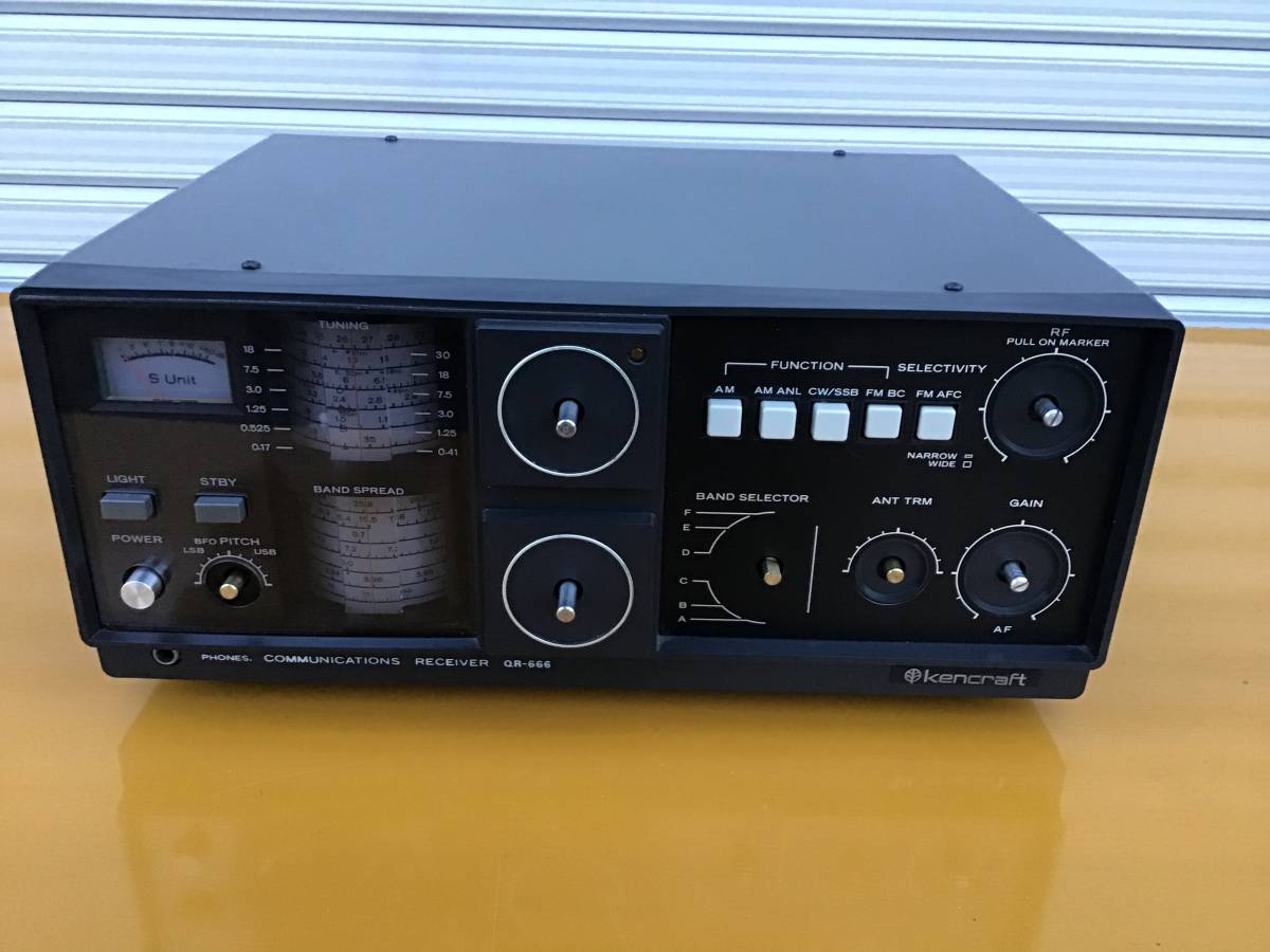 値下げ！Kencraft QR666 オールバンド通信型受信機 ジャンク Kencraft