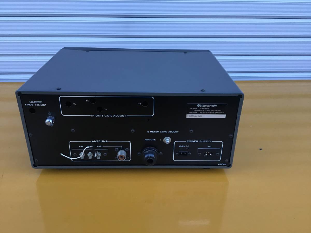 値下げ！Kencraft QR666 オールバンド通信型受信機 ジャンク Kencraft