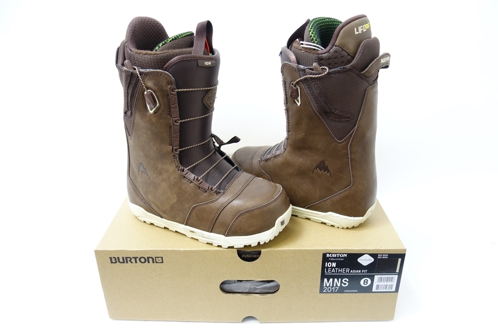 中古 16/17 BURTON ION LEATHER ASIAN-FIT 26cm メンズ スノーボード