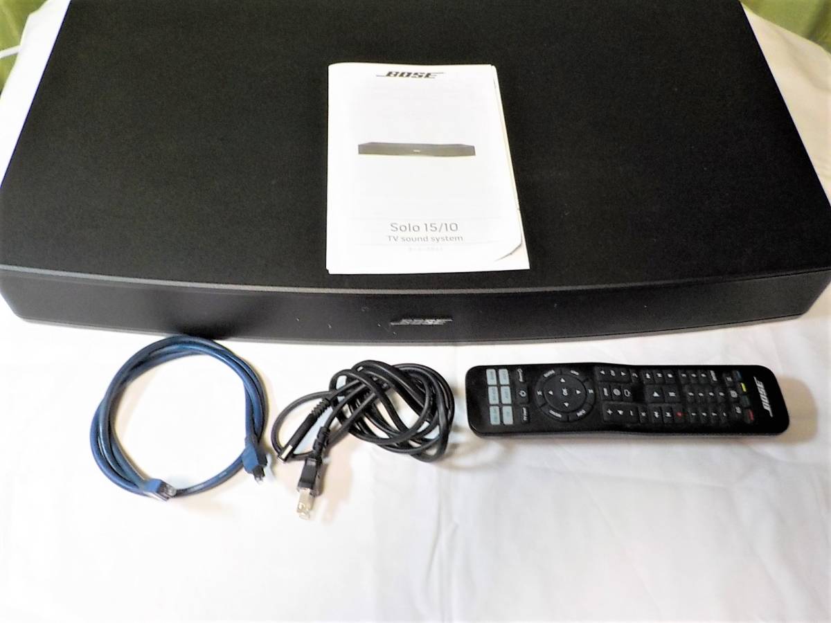 Bose Solo15 TV soundsystem BOSE 中古 光ケーブル付 ボーズ