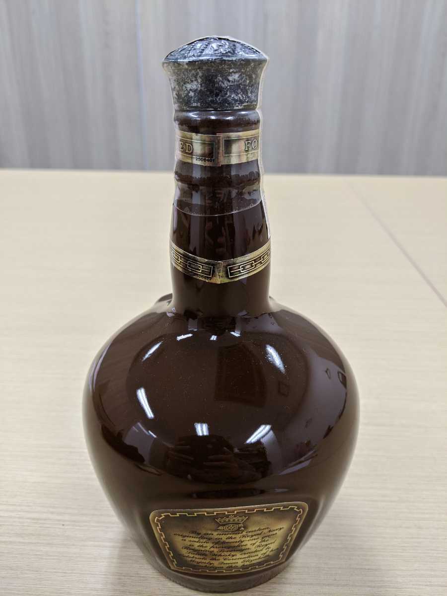 21年 ロイヤルサルート 茶 スコッチ&frasl;4380 ロイヤルサルート21年 1円~ROYAL 【未開栓】ROYAL SALUTE ロイヤルサルート 21年 茶 陶器ボトル スコッチウイスキー 750ml 
