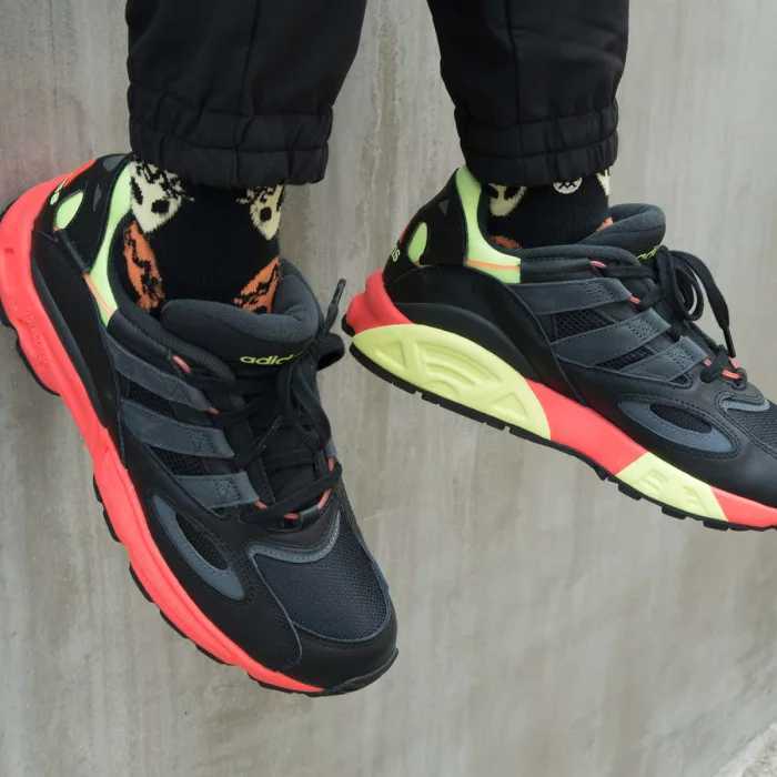 【新作，安い】 最値定価16500円 正規品 アディダスadidas オリジナルスOriginals レキシコンLXCON 94高級スニーカー ブラック/グレー 黒/蛍光 26cm(26.0cm)｜売買されたオークション情報、yahooの商品情報をアーカイブ 26.0cm