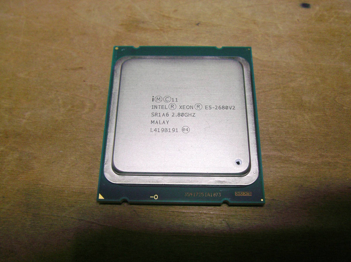 Intel インテル Xeon E5-2680 V2 2.80GHz TB3.6GHz /SR1A6/LGA2011 10コア/20スレッド ...