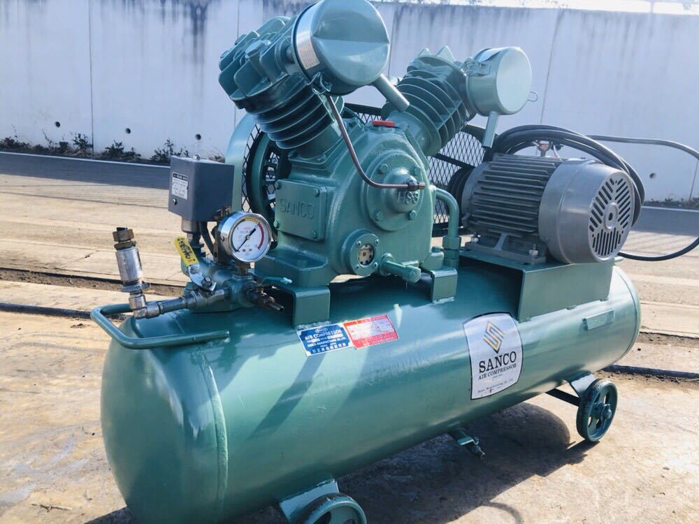 売切り！【三黄/SANCO】エアーコンプレッサー 2.2KW 200V 中古動作品  