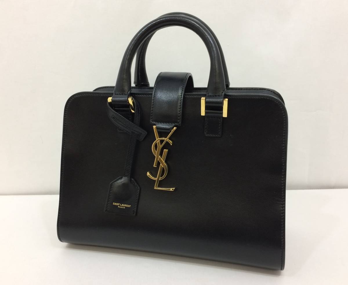 SAINT LAURENT】サンローラン cabas 2way バッグ ◇ YSL イブサン