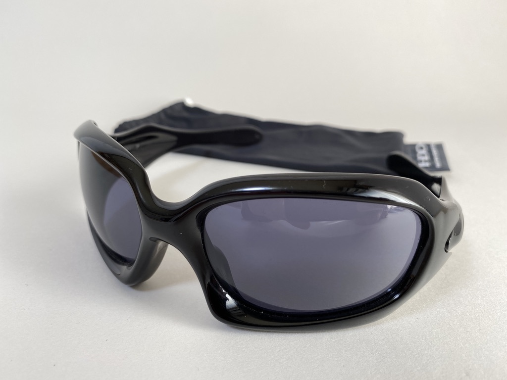 【定番，品質保証】 OAKLEYオークリーMONSTER DOGGLE モンスタードグル PolishedBlack/Greyブラック黒/グレーハーフミラーレンズ VINTAGEサングラスドッグルUSA(セル、プラスチックフレーム)｜売買されたオークション情報、y セル、プラスチックフレーム