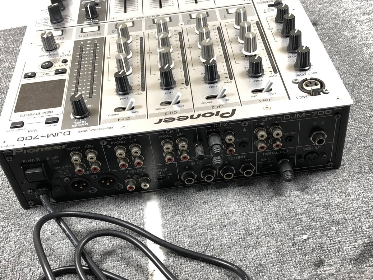 Pioneer DJM-700 | DJミキサー DJ Digital パイオニア Black 4ch 4