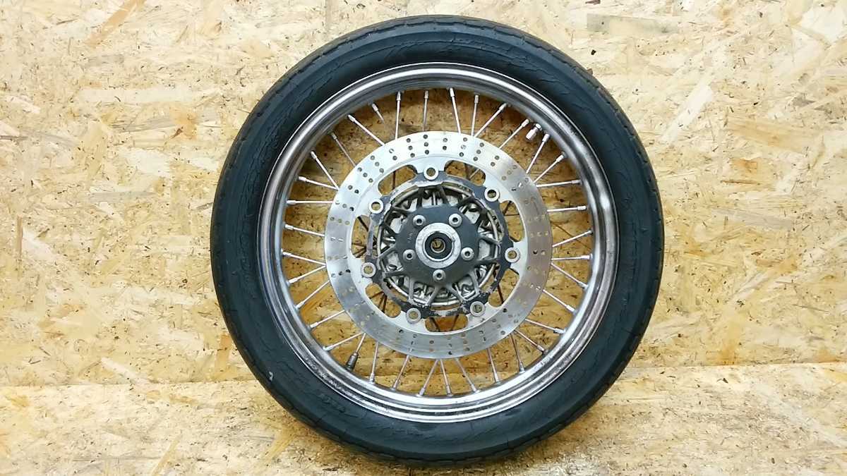 即配可 KAWASAKI エリミネーター400LX 純正フロントホイール 18x2.15