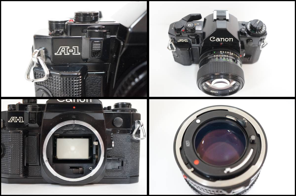 B】 Canon キャノン A-1 レンズ CANON LENS FD 50㎜ 1：1.2 一眼レフ