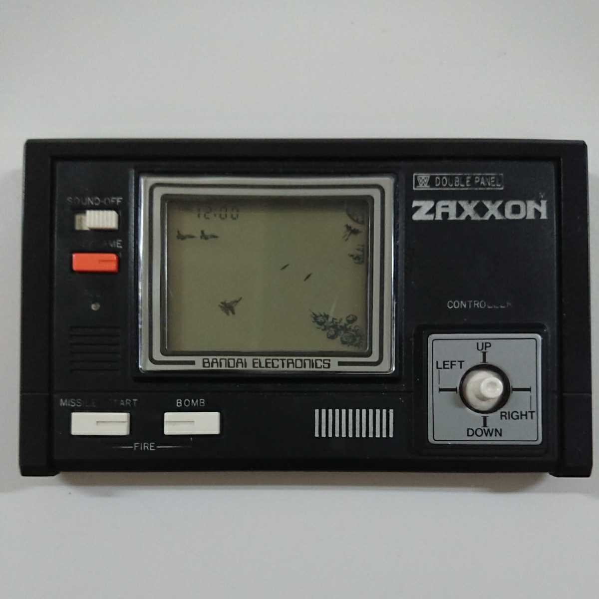 Bandai Electronics Zaxxon Double Panel - Jeu Vintage Complet Avec Boîte Et Notice (Testé)