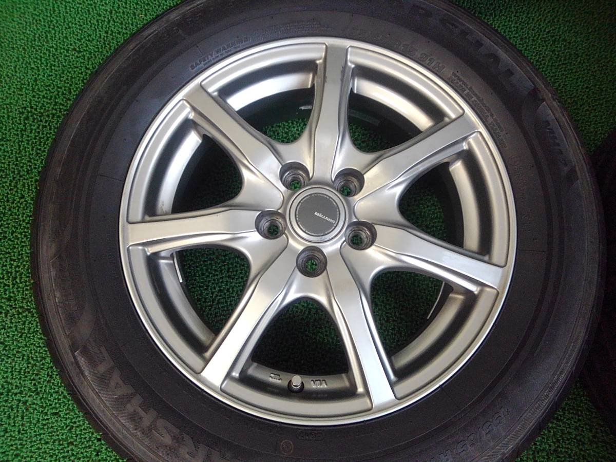 トヨタプリウス 純正ホイールタイヤ付 ダンロップ195/65R15 17年製 