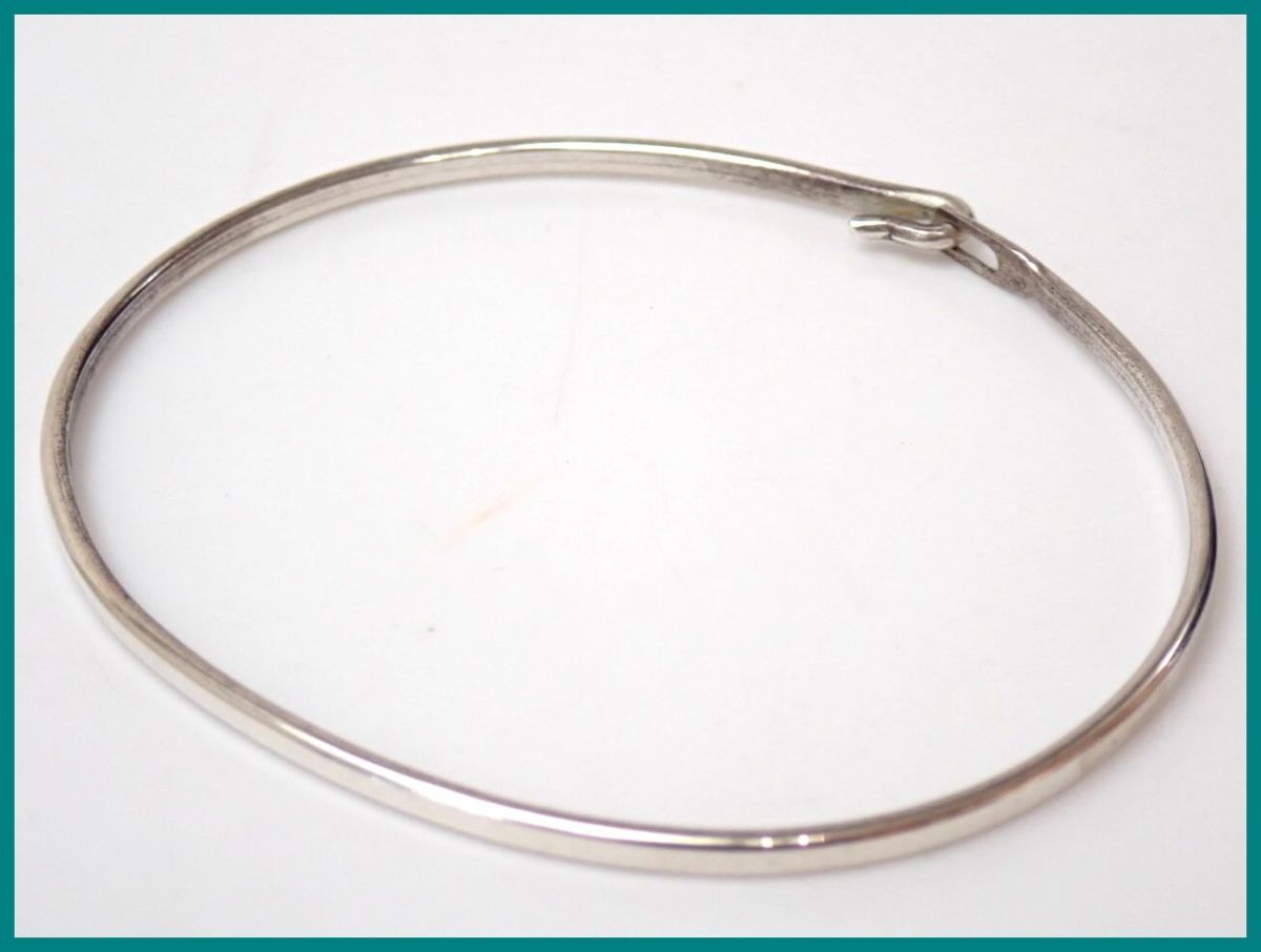 WERKSTATT MUNCHEN | BANGLE SIDE HOOK ROPE / STERLING SILVER 