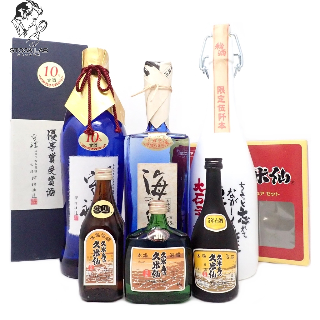 安い，新品 未開栓 焼酎まとめ売り 本格焼酎 大石25年酒 ミニチュアセット 泡盛 等 100ml 720ml 箱付 6本セット(泡盛)｜売買されたオークション情報、yahooの商品情報をアーカイブ公開 - オークファン 泡盛