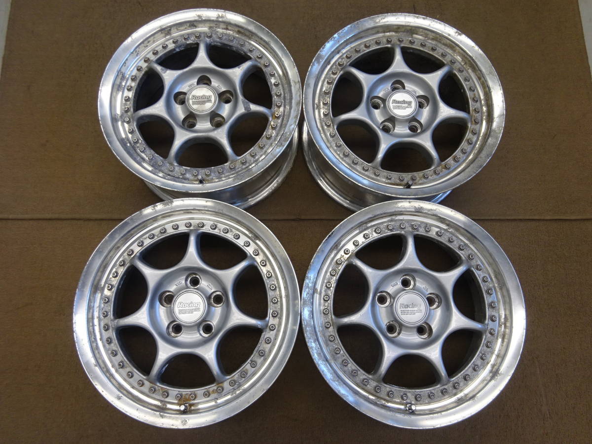 ENKEI レーシング S ☆15×6.5J ET32 PCD100 5H 2本☆ 希少