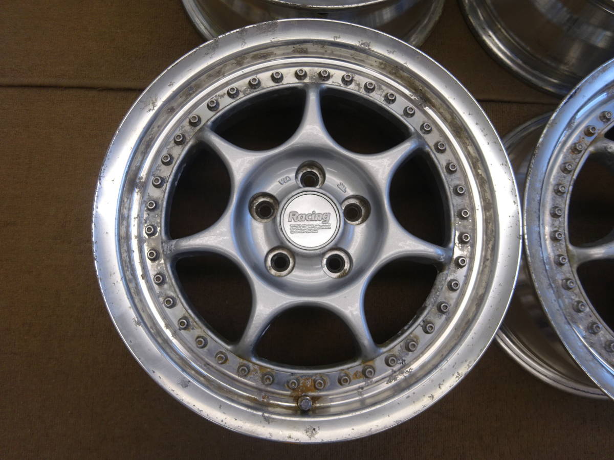 エンケイレーシングS 15インチ ENKEI レーシング S ☆15×6.5J ET32 PCD100 5H 2本☆ 希少