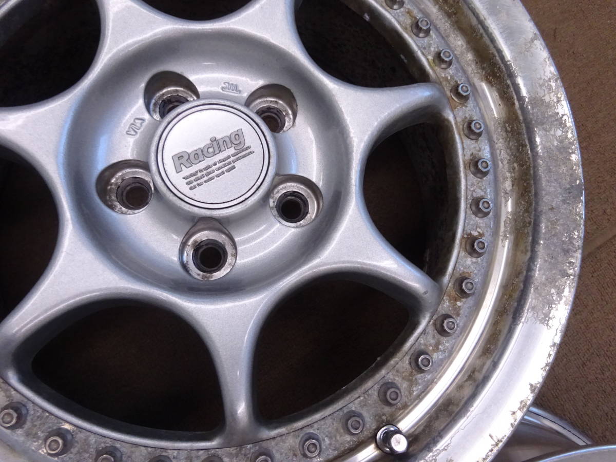 ENKEI レーシング S ☆15×6.5J ET32 PCD100 5H 2本☆ 希少