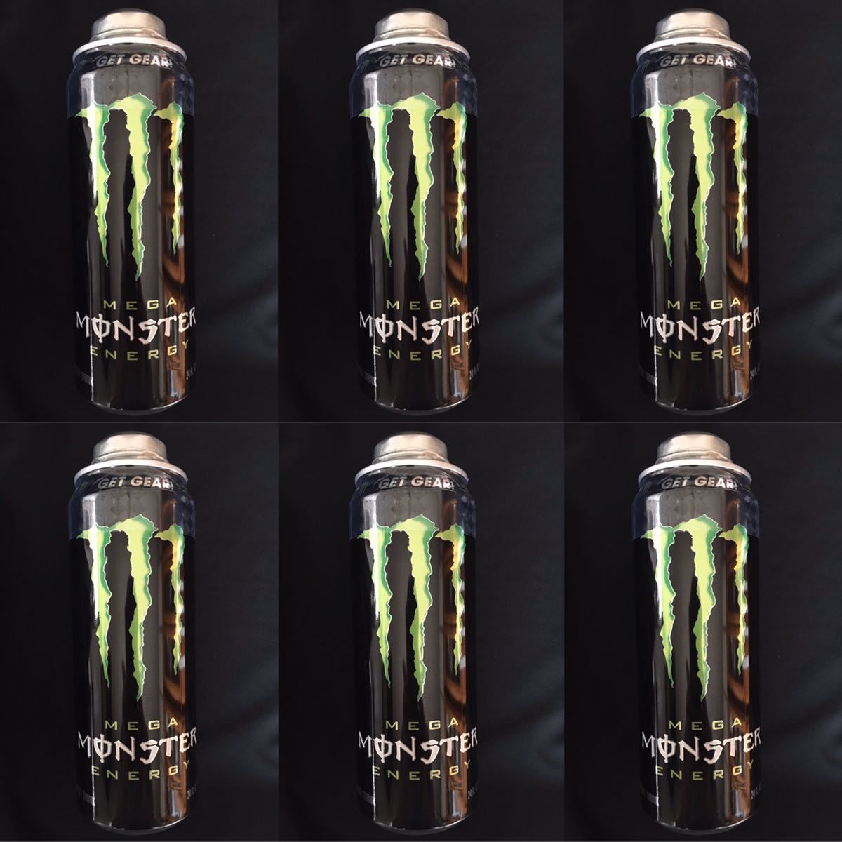 数量限定，新作 メガ モンスター エナジードリンク 6set おまけ付き♪