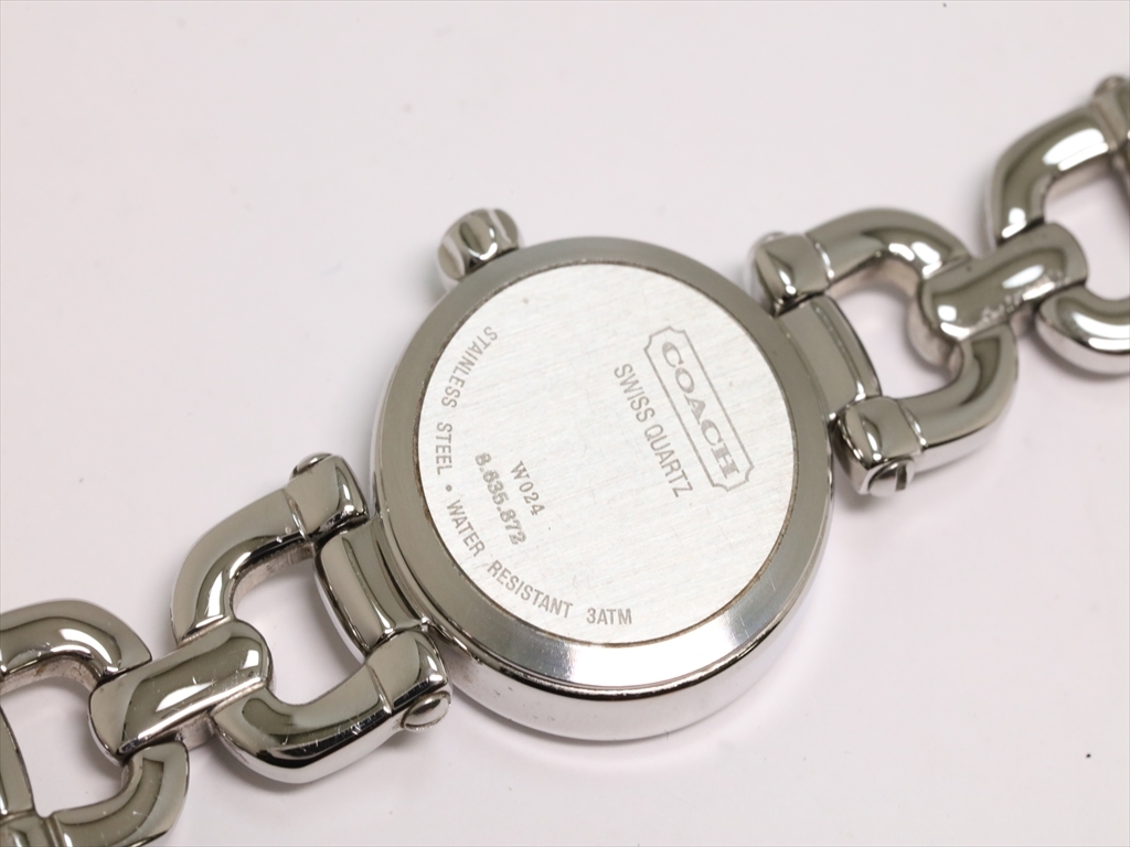 コーチ 腕時計 スクエア 稼働品 COACH（腕時計）のフリマアイテム 1円 
