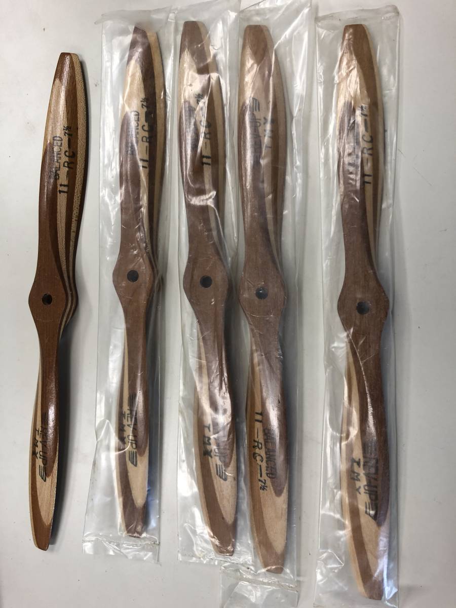 木製プロペラ 全長約120cm 重量約2kg オブジェ ディスプレイ 木製