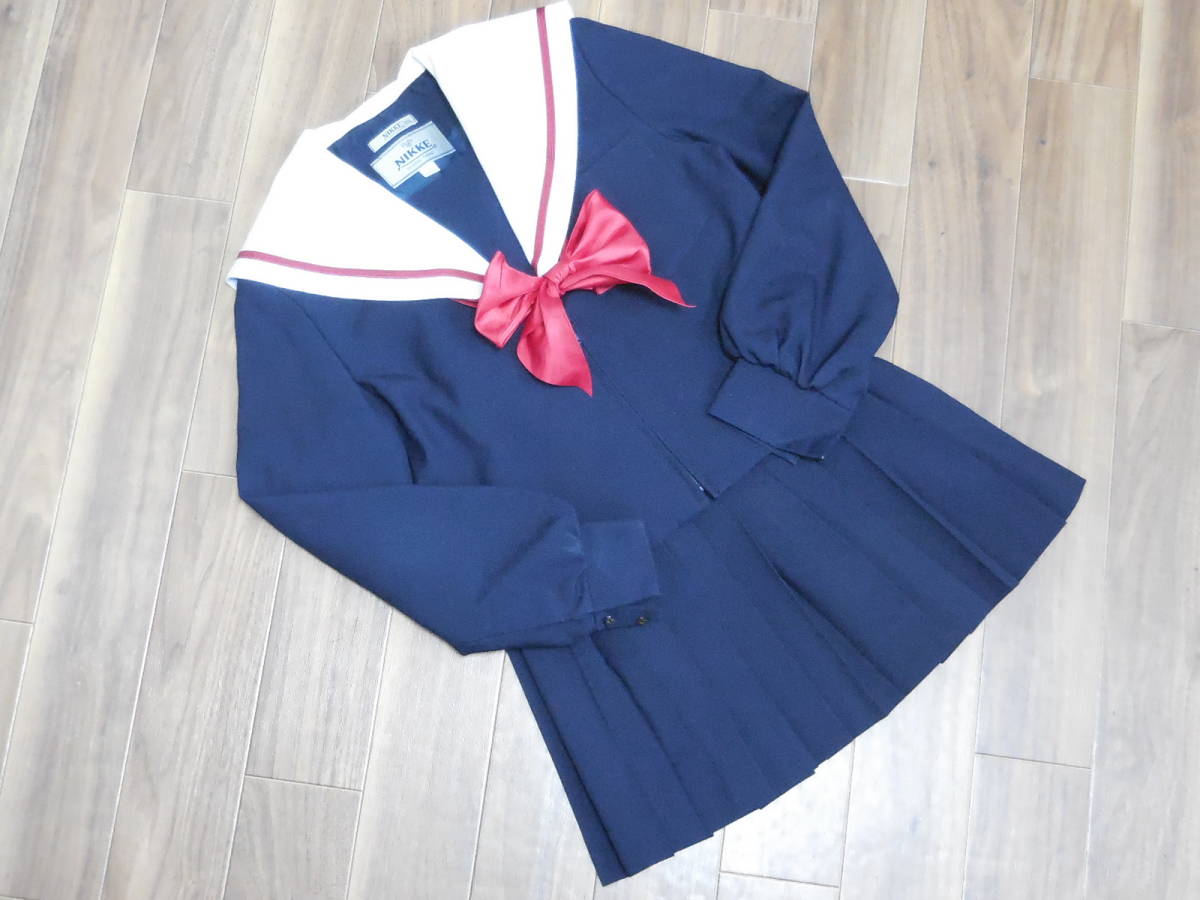 【SALE，品質保証】 コスプレ衣装 冬 白襟カバー赤1本ライン 155(学生服)｜売買されたオークション情報、yahooの商品情報をアーカイブ公開 - オークファン 学生服