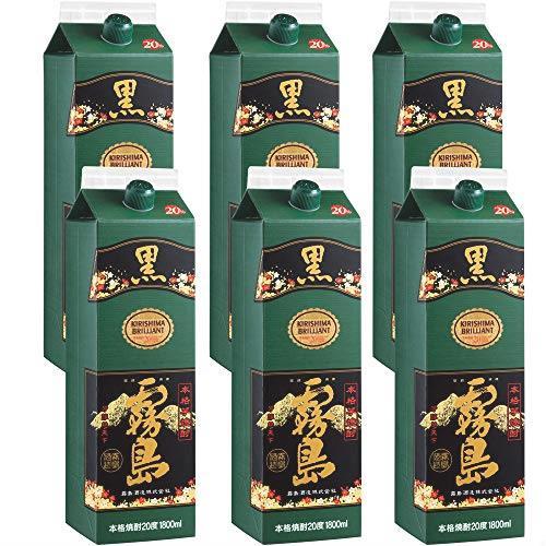 霧島酒造 黒霧島 パック 芋 20度 [ 焼酎 宮崎県 1800ml×8本 ] 商品