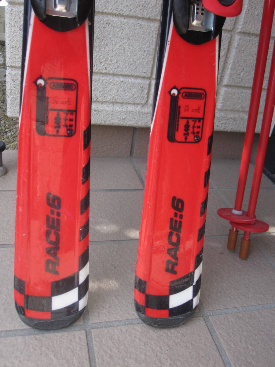 アトミック１４０　RACE：６　ストック付き　着払い（希望によりブーツをおまけします）_3