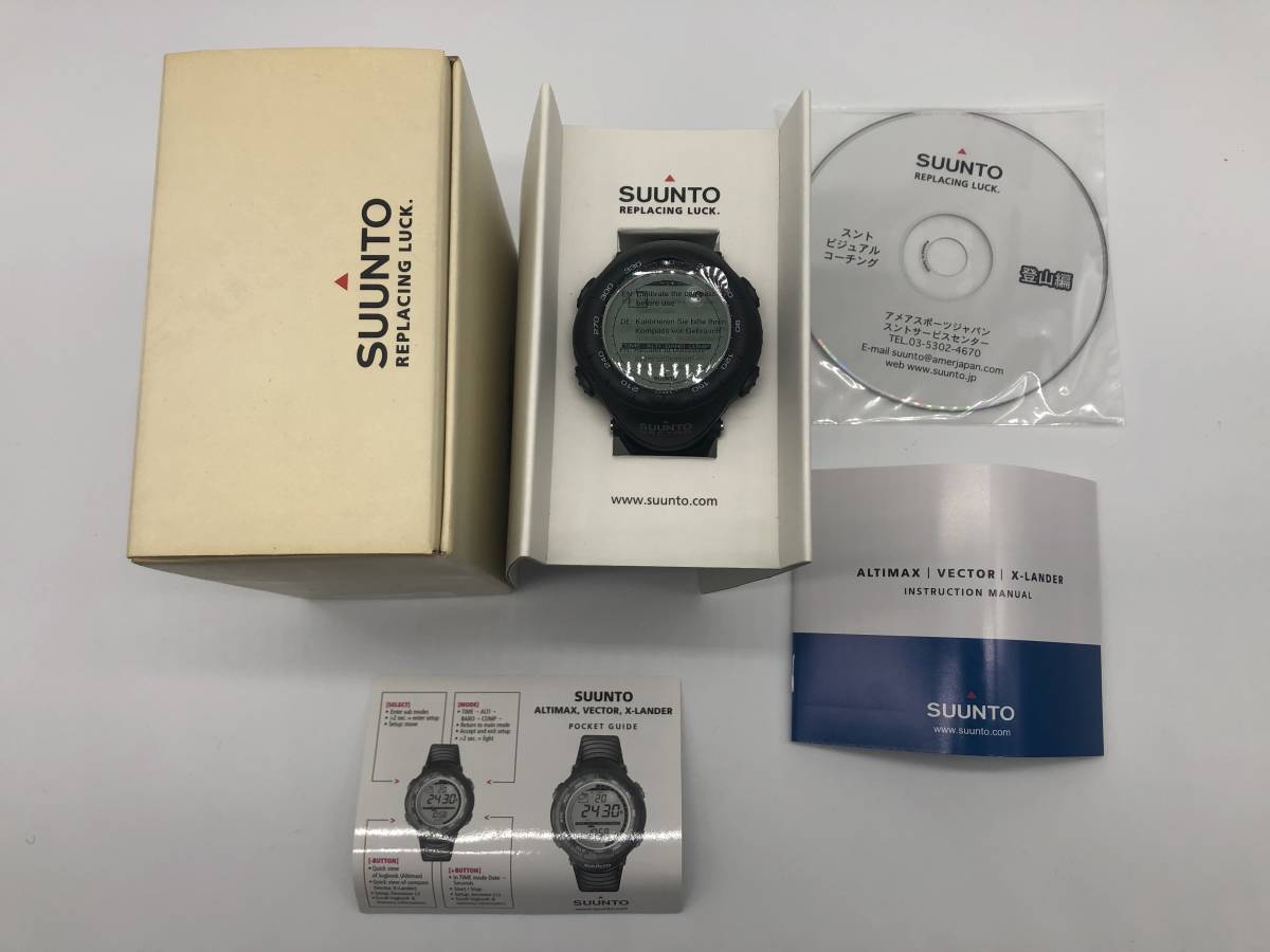Suunto Vector SUUNTO VECTOR - watch Black スント | BLACK 
