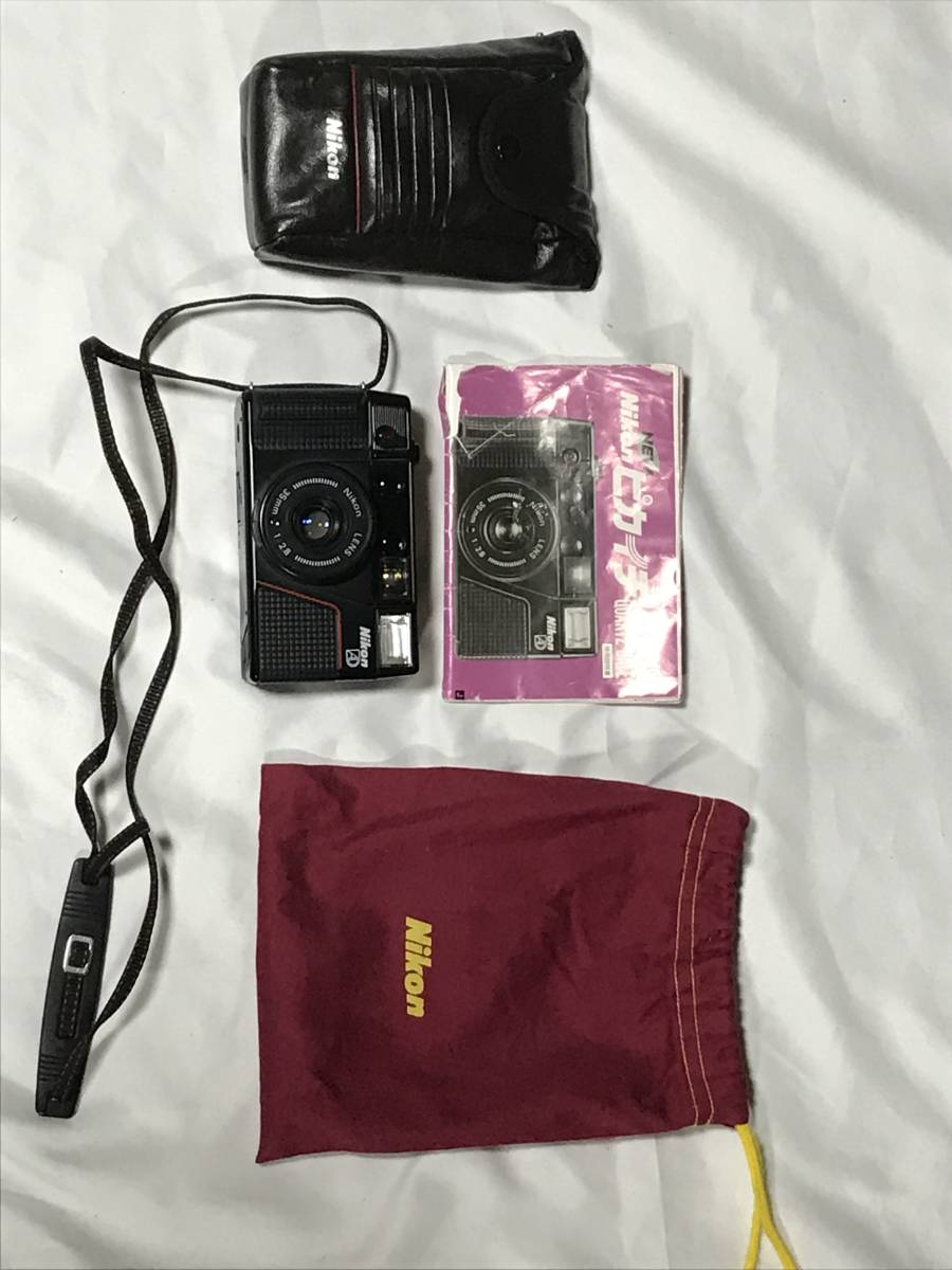 【ジャンク】　Nikon 35mm L35 AD AD2 2個セット L35 ニコン ピカイチ Nikon AD2 ジャンク 35mm コンパクトフィルム