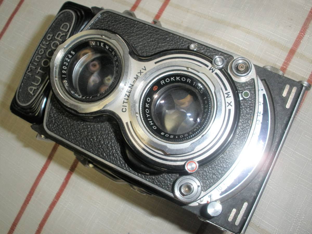 Minolta ミノルタ AUTOCORD I 前期型 二眼レフカメラ 動作 ミノルタ