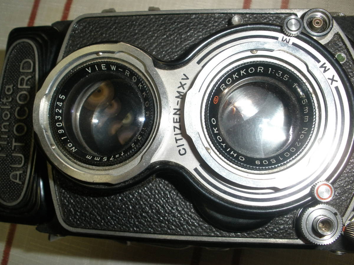 Minolta ミノルタ AUTOCORD I 前期型 二眼レフカメラ 動作 ミノルタ