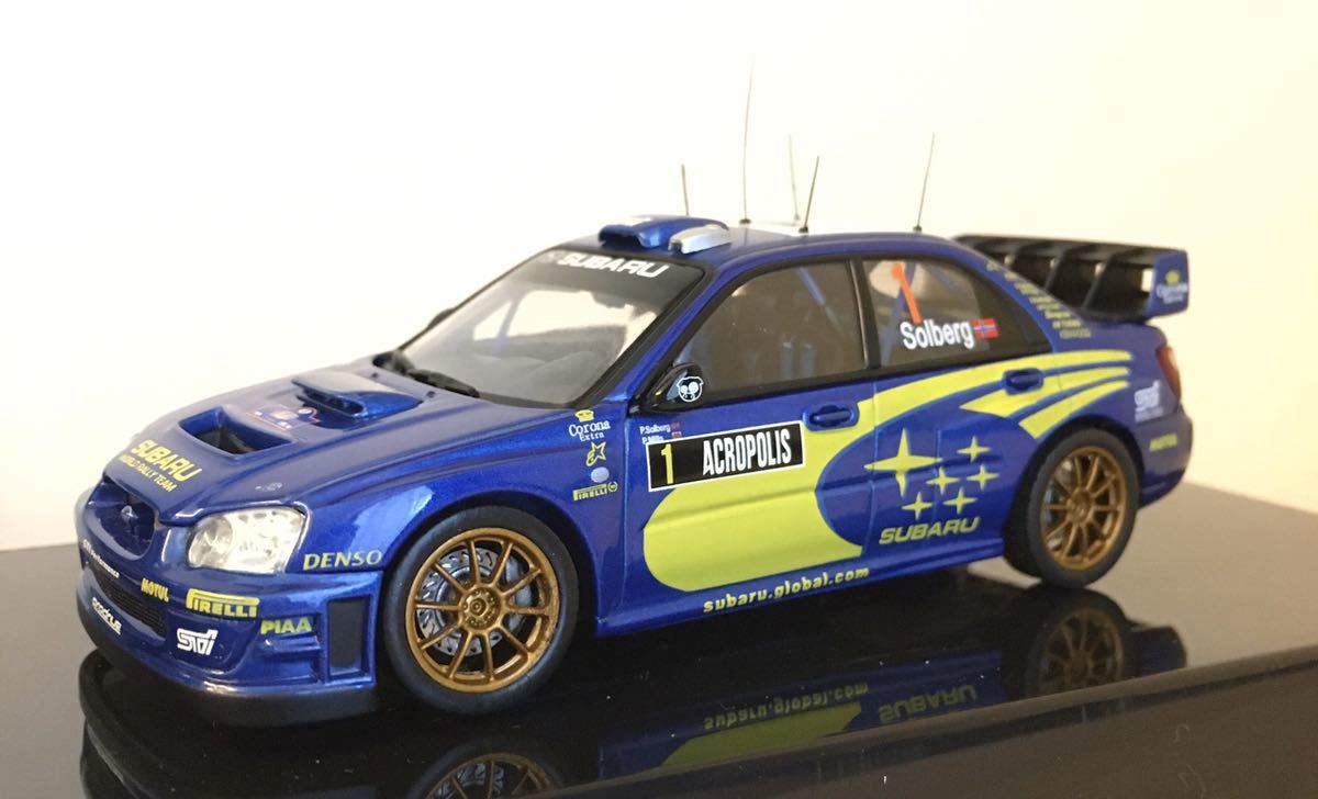 大人気，爆買い AUTOart オートアート 1/43 スバル インプレッサWRC 2004 アクロポリスラリー 完成品(レーシングカー)｜売買されたオークション情報、yahooの商品情報をアーカイブ公開 - オークファン レーシングカー