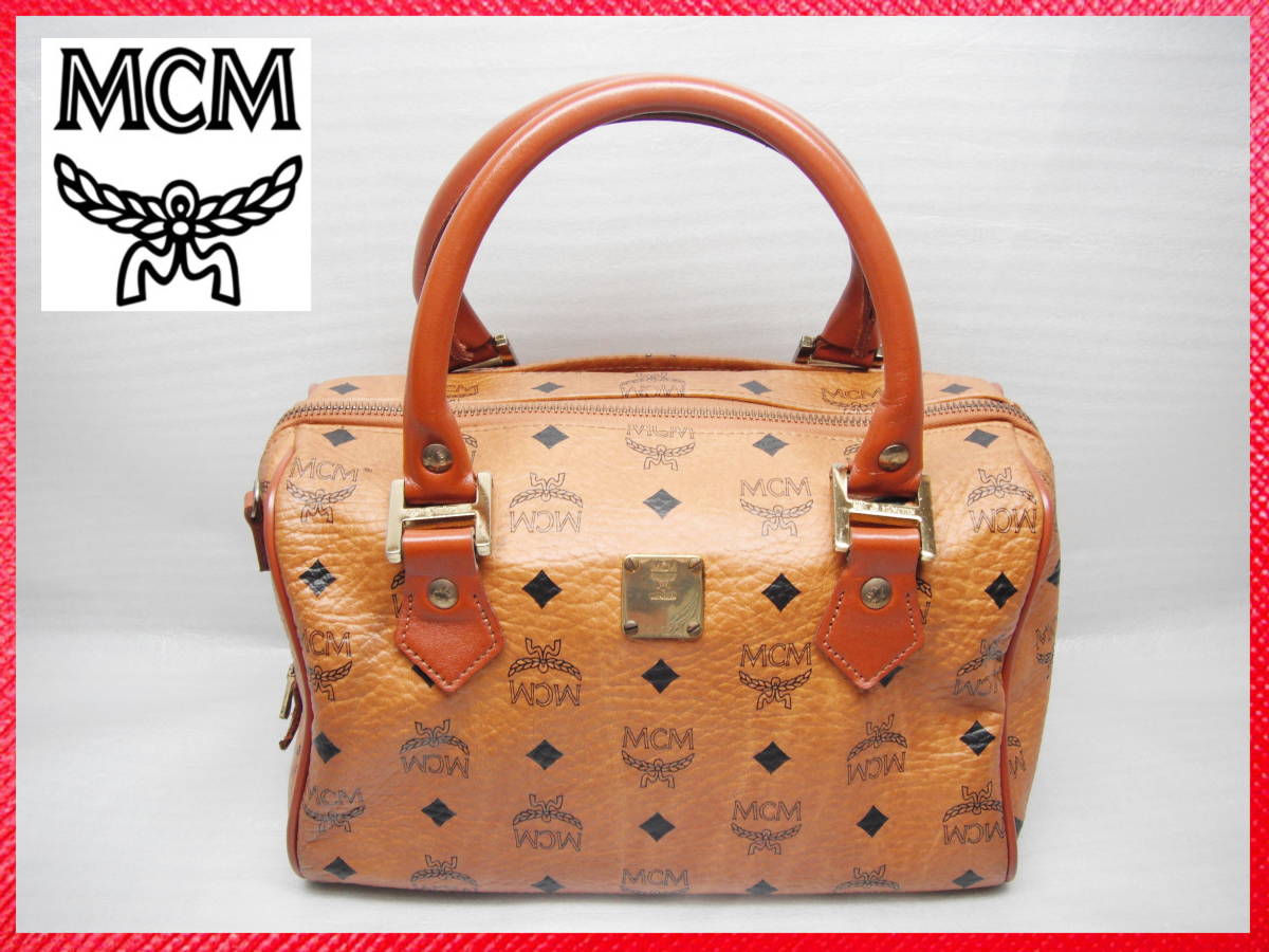 MCM ハンドバッグ 25cm ボストン エムシーエム Creation Munich(MCM 
