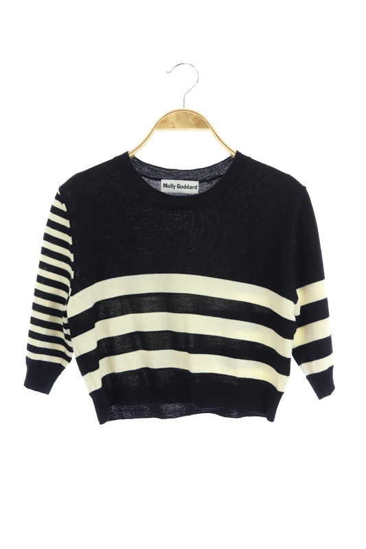 Monday Molly Goddard 花柄×ボーダー カーディガン Monday Molly