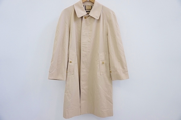 axc バーバリー BURBERRY コート ベージュ ステンカラーコート メンズ