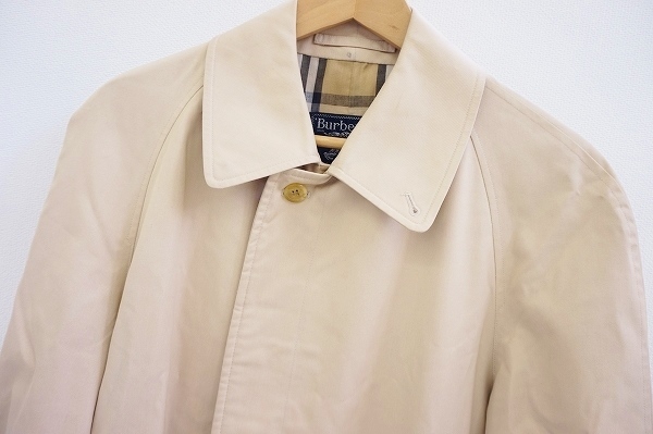 axc バーバリー BURBERRY コート ベージュ ステンカラーコート メンズ