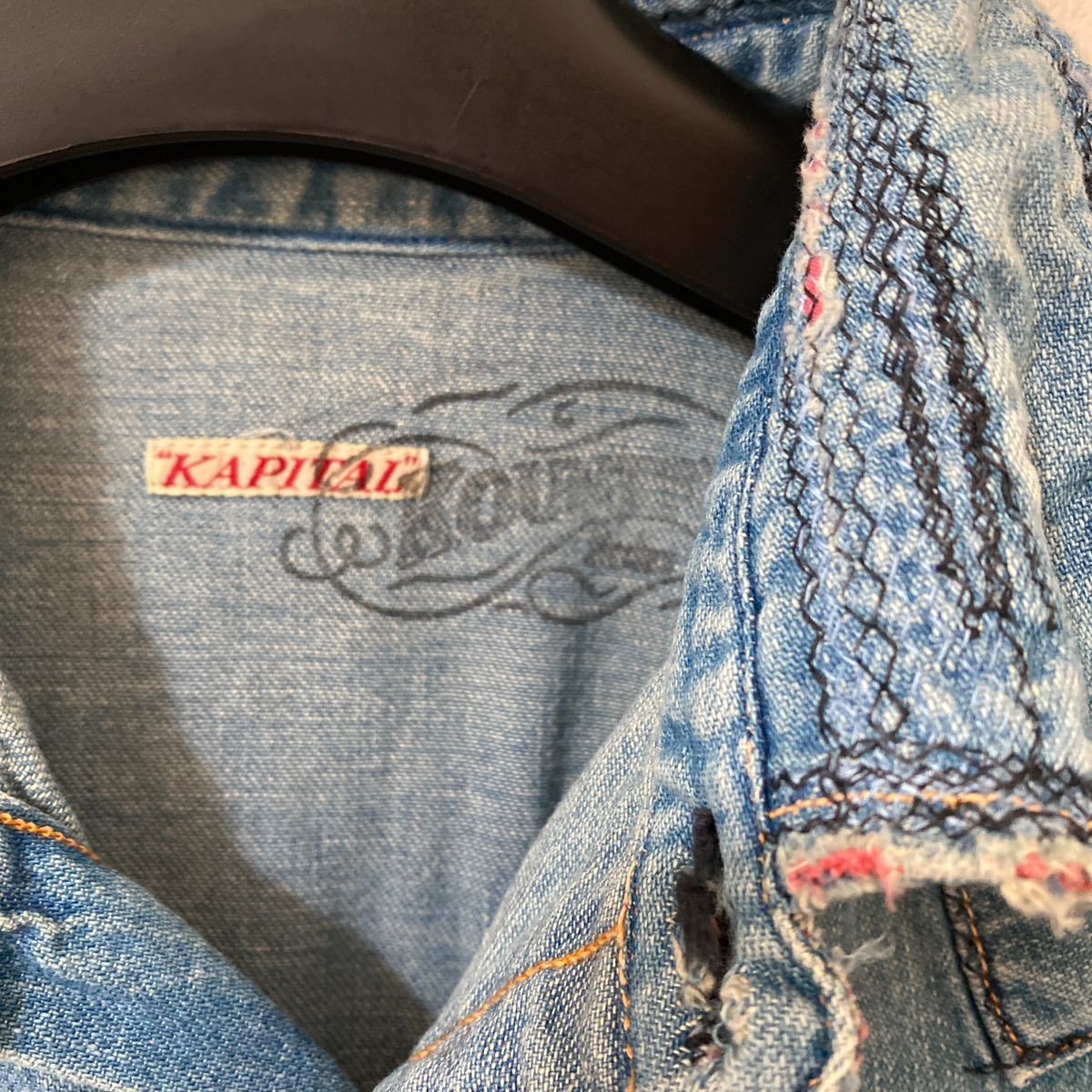 KAPITAL KOUNTRY BORO デニム シャツ ワンピース コート キャピタル 