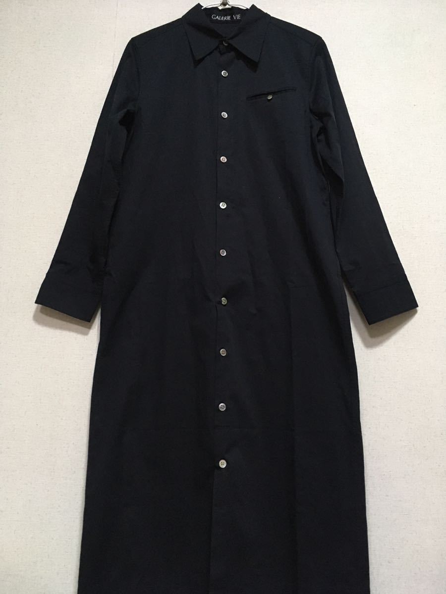 GALERIE VIE ギャルリーヴィー シャツワンピース シルクハブタエ GALERIE VIE ギャルリーヴィー シャツワンピース シルクハブタエ