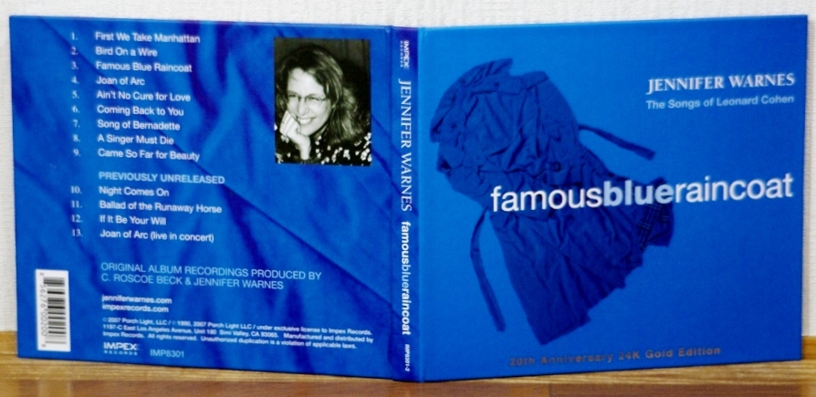 ジェニファー・ウォーンズ/Famous Blue Raincoat+未発表4曲☆高音質