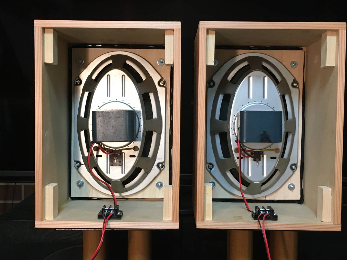 西独Telefunken ビンテージ超大型アルニコフルレンジユニットシステムペア Telefunken 西独 究極アルニコユニットシステム_大型箱_ 純正18×26