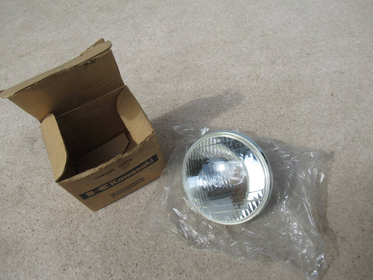 カワサキ G7 ヘッドライトユニット 23007-048 長期保管品 当時物 G8 G7T G7TA G7S G7SA