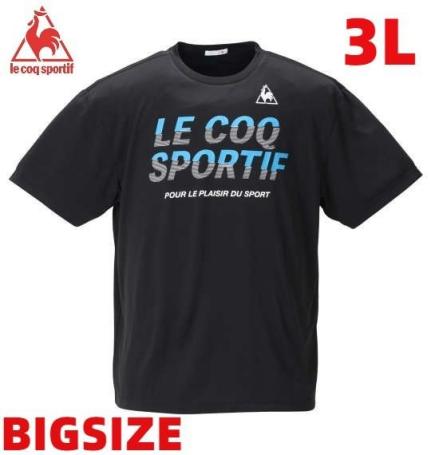 coq 大きいサイズ ルコックスポルティフ le LE COQ 半袖Ｔシャツ ルコック sportif メンズ ロゴT トップス 大きいサイズルコックスポルティフ ゴルフ&frasl;le GRAND-BACK golf