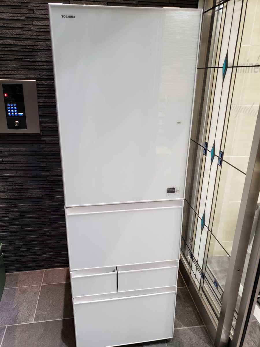 ☆TOSHIBA☆GR-M41GXVL(EW)☆411リッター☆2018年製☆大型冷蔵庫