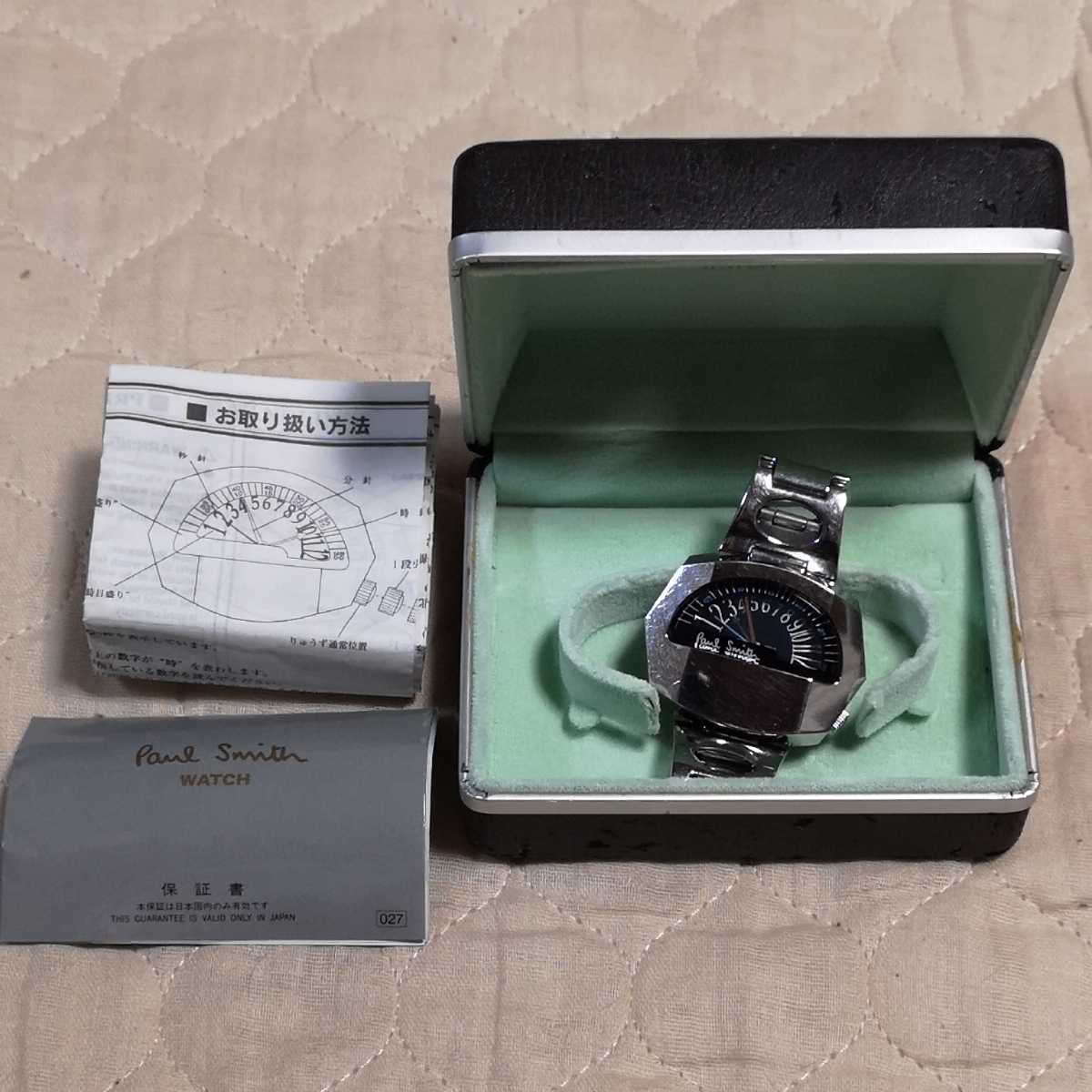 鉄仮面 Paul スピードメーター Smith ポールスミス - 腕時計 クォーツ