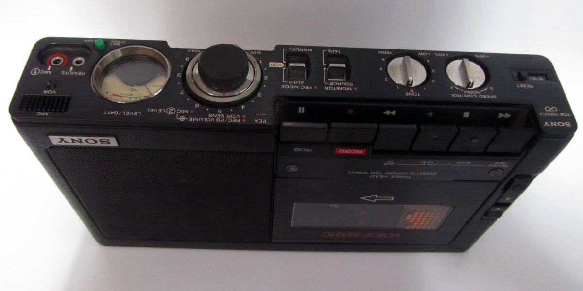 安い値段 中古 SONY ソニー カセットレコーダー デンスケ TCM-5000EV