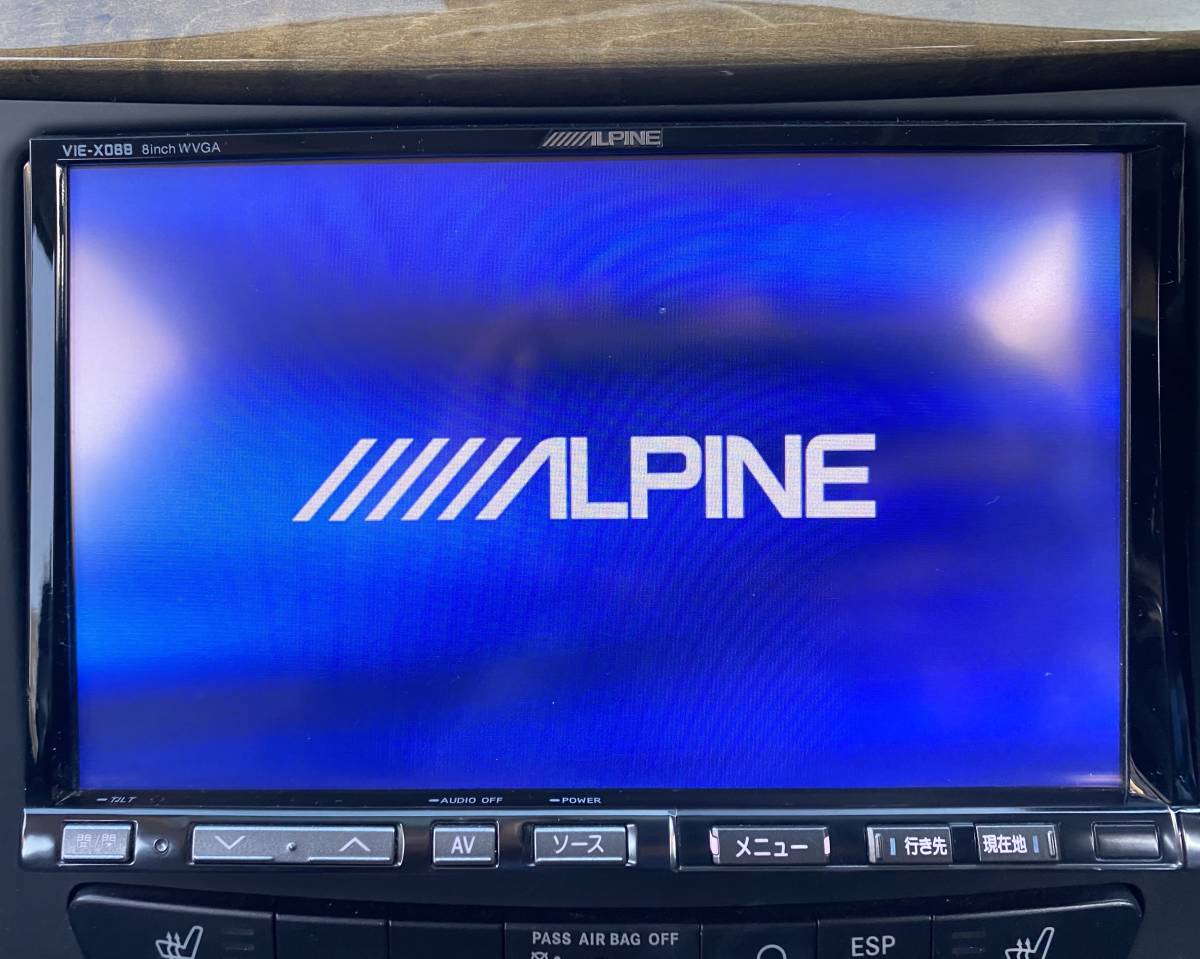 VIE-X088VF 2017年地図 アルパイン 8インチ HDDナビ スバル 8型 フルセグTV BluetoothAudio CD録音 DVD SD ビッグX 即決 アルパイン HDDナビ ALPINE アルパインVIE-X088 アルパインHDDナビVIE-X088VF地図データ2011年チェックOK 地図データ2012年チェックok