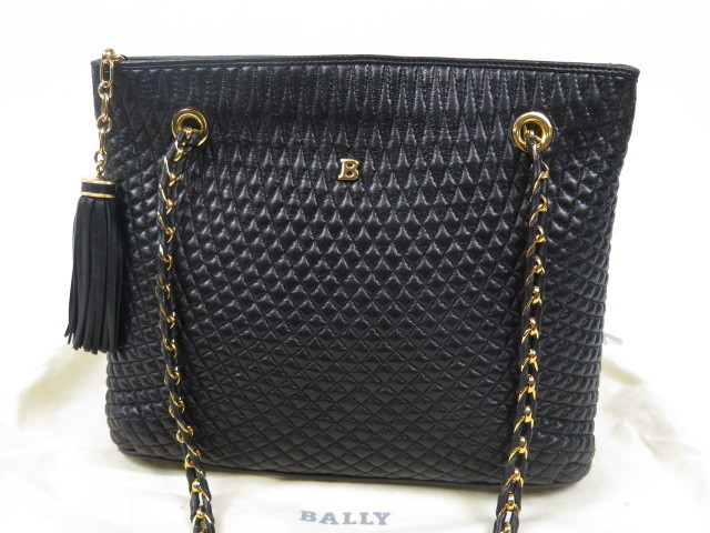 26008★1円スタート★本物★バリー★BALLY☆極美品★チェーンショルダーバッグ★レザー★フリンジ付★黒★ブラック★レディース★人気 | BALLY&frasl;バリー_Women通販 スモール Mythos トープブラウン VT837