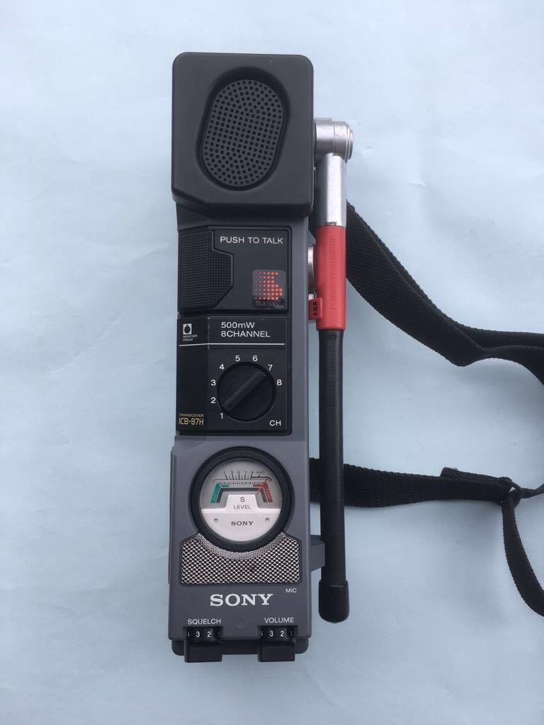 美品 ソニー ICB-87H CBトランシーバー 取扱説明書あり アマチュア無線