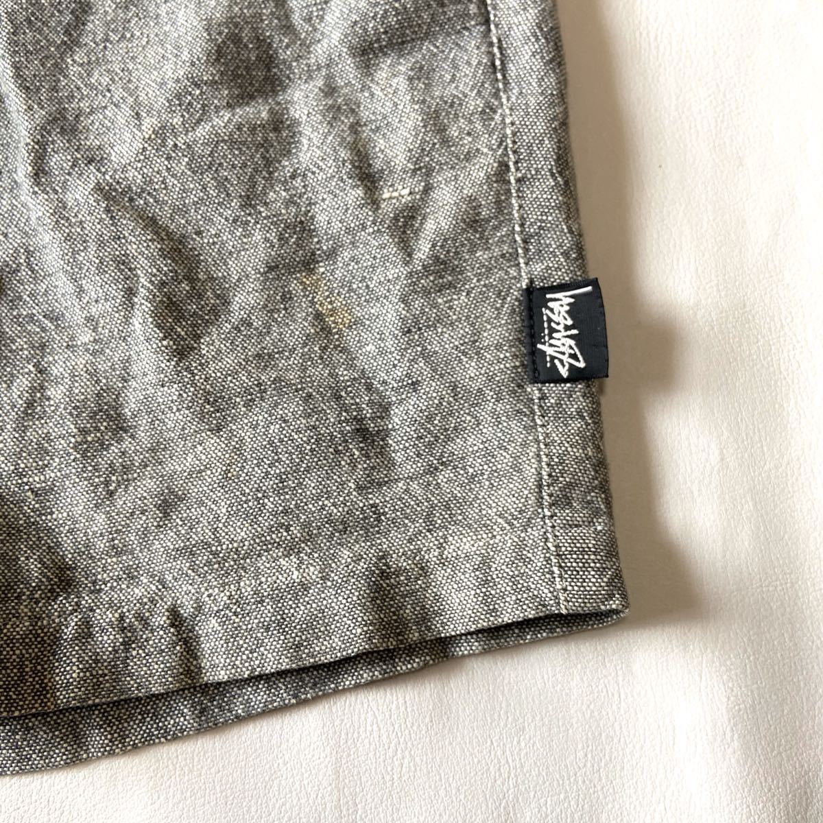 80s old stussy 黒タグ 筆記体 USA製 ハーフ パンツ ショーツ オールド