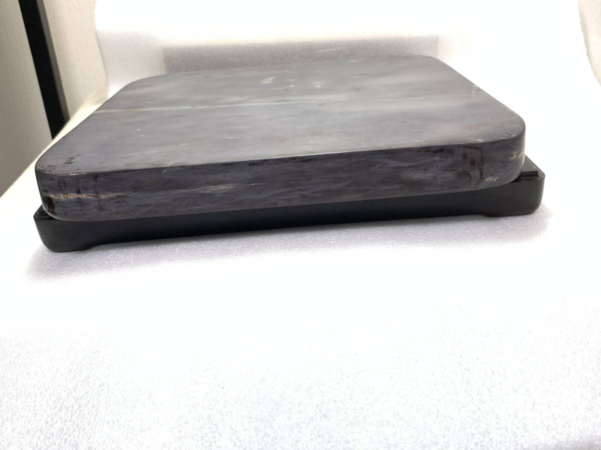 端渓硯 唐物 古硯 書道 雲龍彫刻 検&frasl;中国古玩 書道具　古硯　唐硯　端渓硯　古玩　大型硯